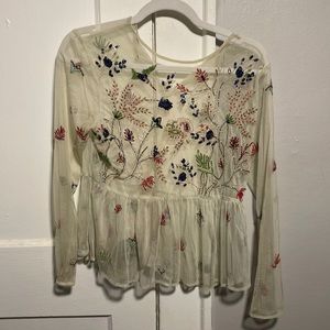 Zara Sheer Top